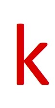 the letter k for score