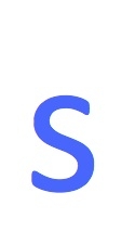 the letter s for score