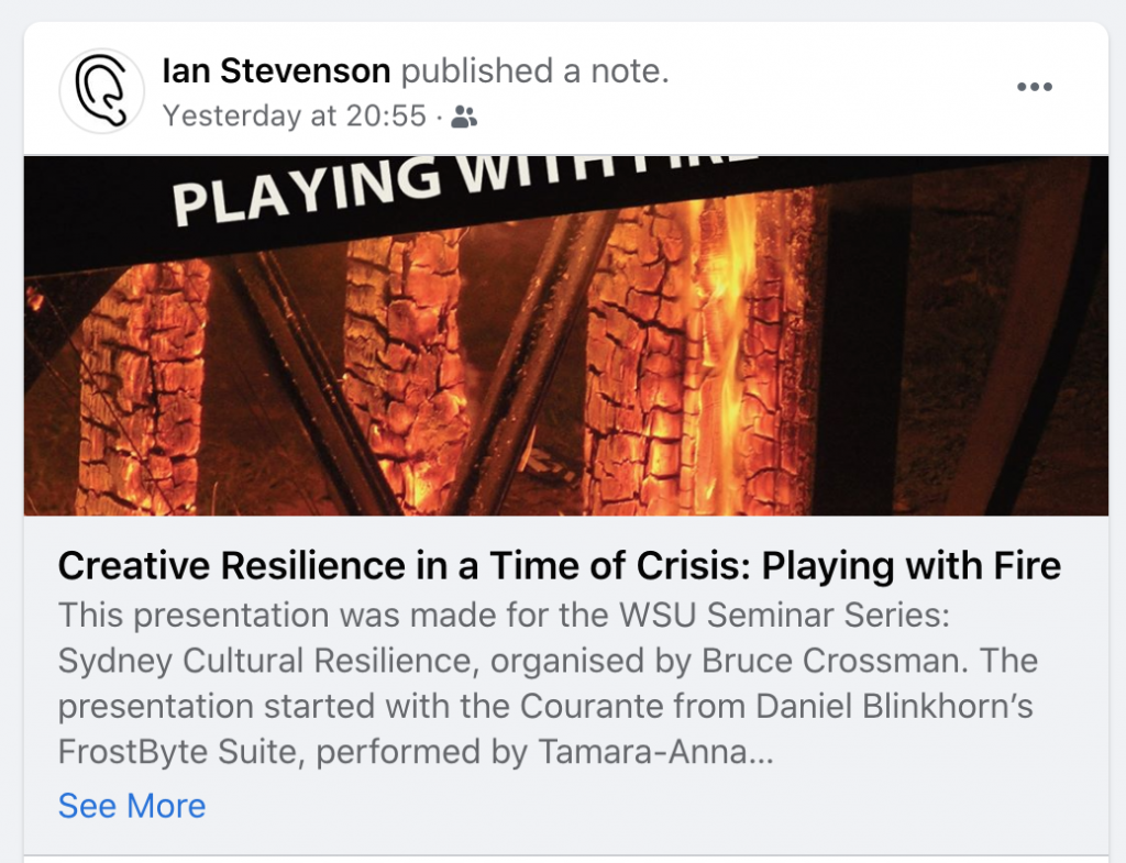 Facebook article creative resilience